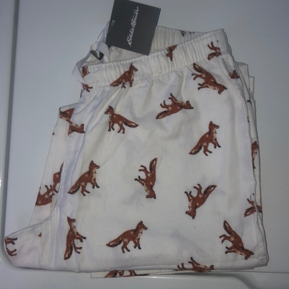 Eddie Bauer Pants - Eddie Bauer fox print pajama pants size XS NWT